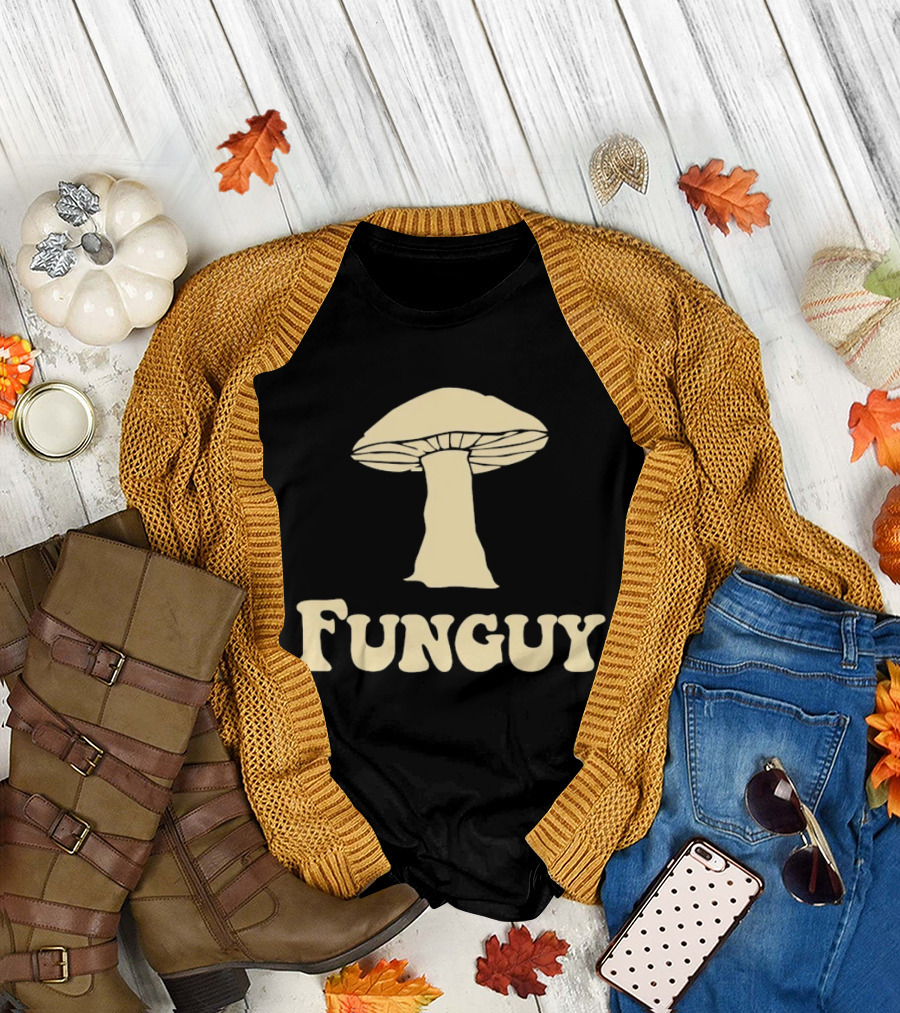 Funguy Mushroom Fungi Mycology Nature T-Shirt