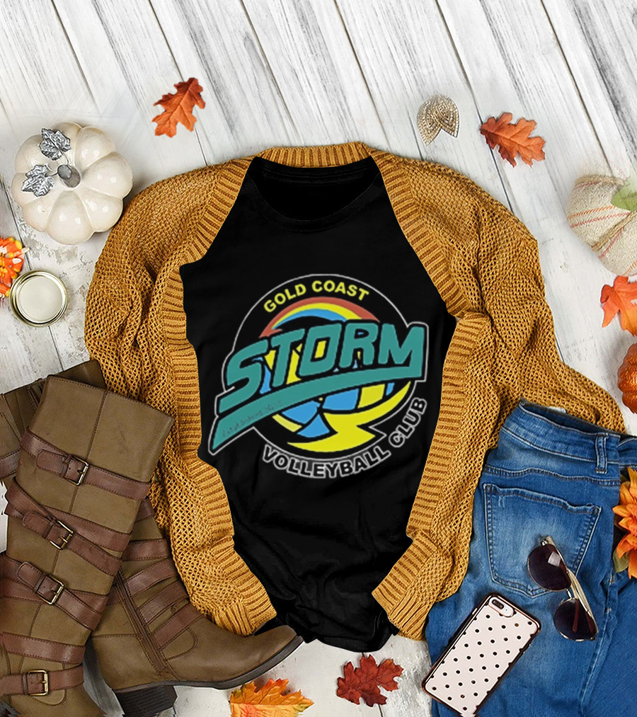 Gold Coast Storm Volleyball Club Colorful T-Shirt