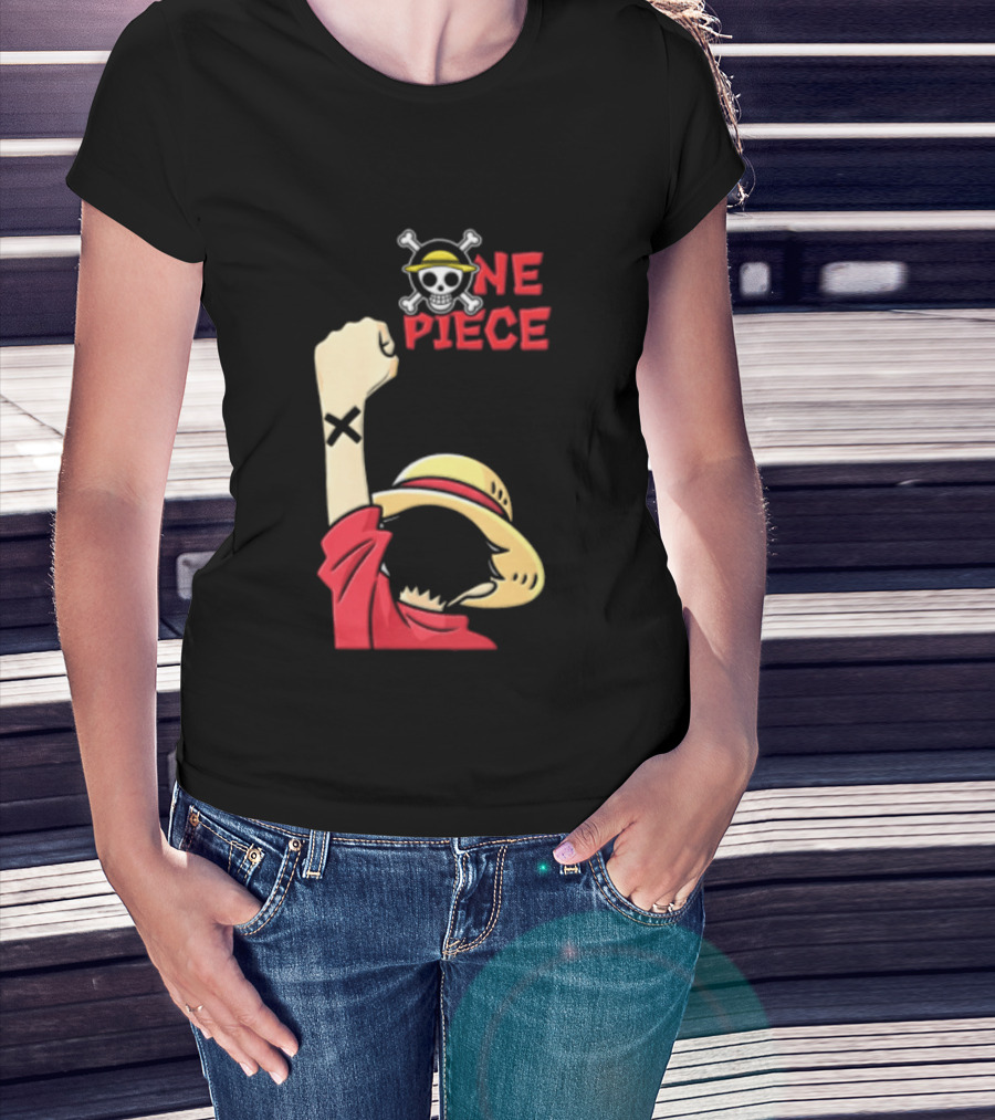 Neha Bora Luffy One Piece Straw Hat T-Shirt