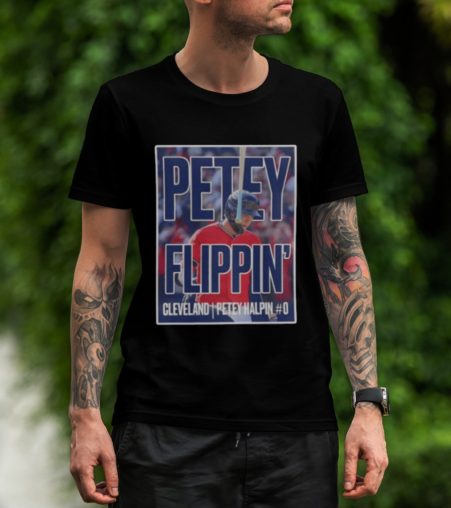 Petey Flippin' Cleveland Petey Halpin #0 T-Shirt