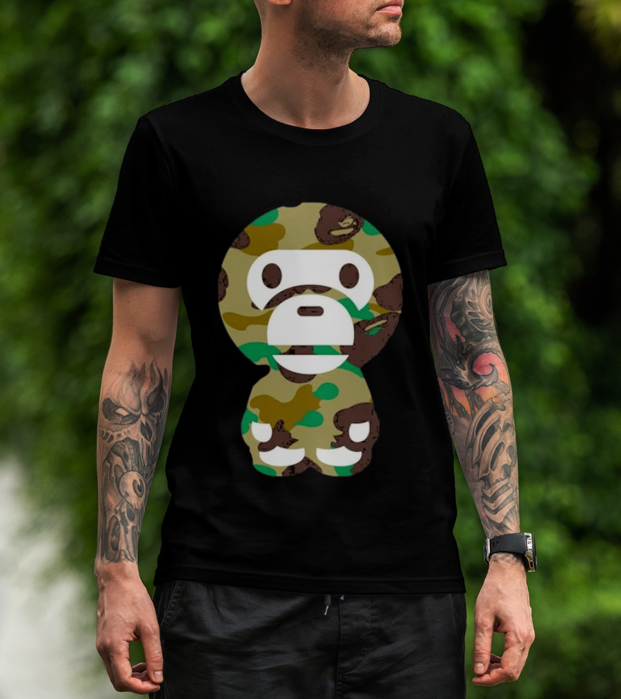 Big Baby Milo 1st Camo Bape T-Shirt