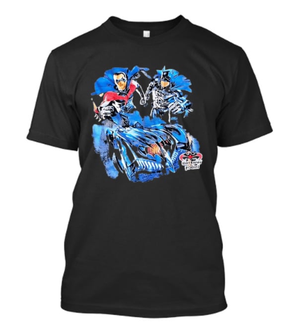 Batman Robin Dynamic Duo Batmobile DC Comics Adventure T-Shirt