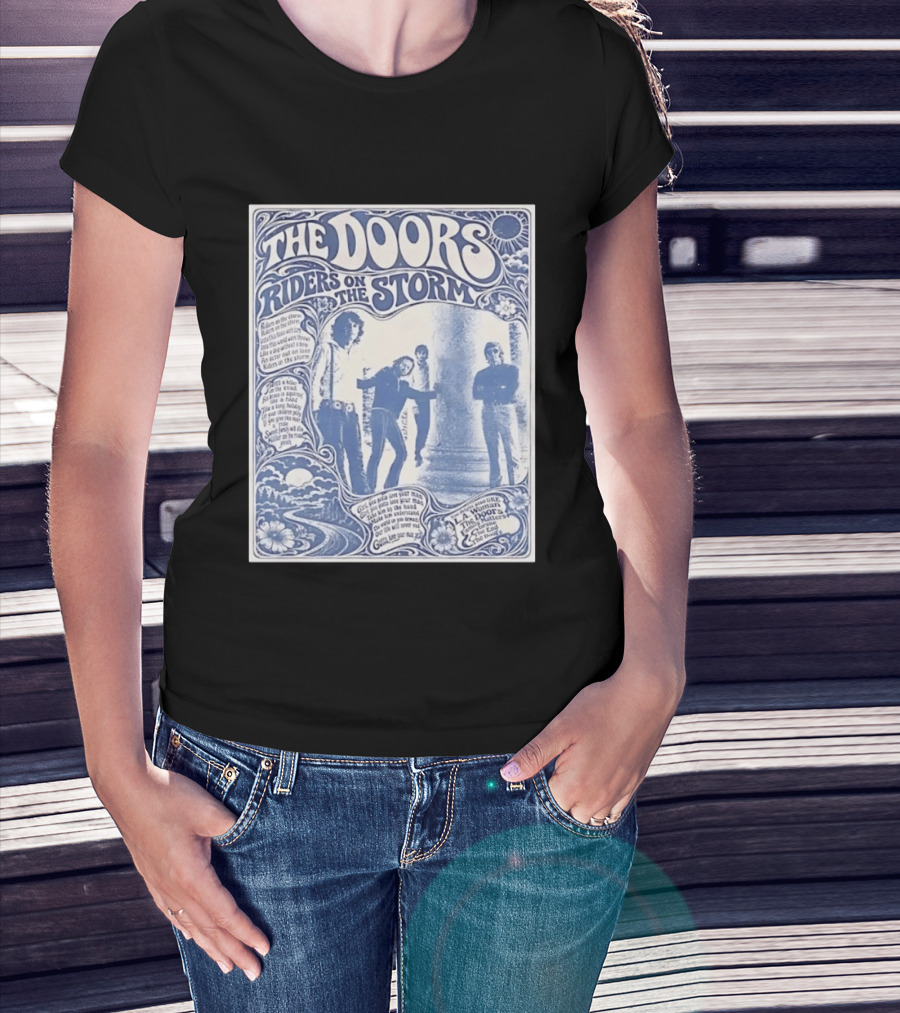 The Doors Riders On The Storm Music Psychedelic Band T-Shirt
