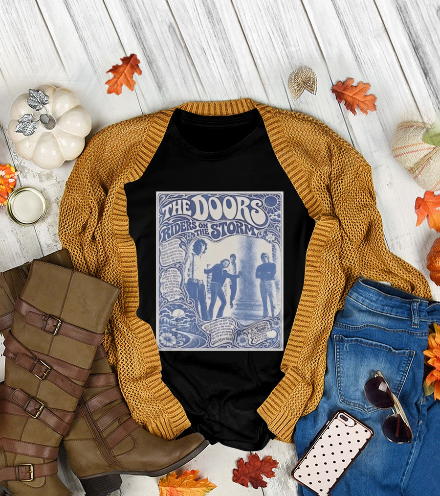The Doors Riders On The Storm Music Psychedelic Band T-Shirt