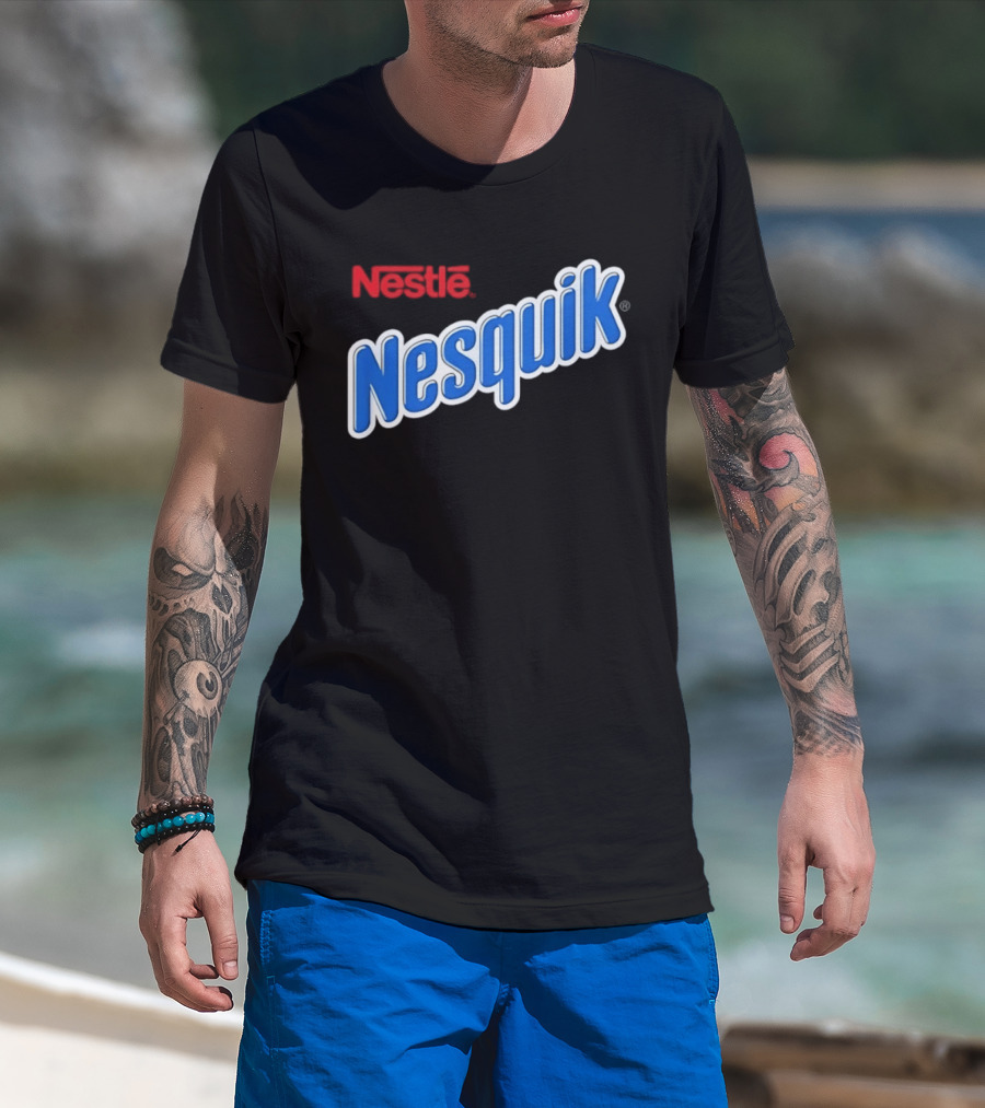 Nestle Nesquik Chocolate Milk Beverage T-Shirt