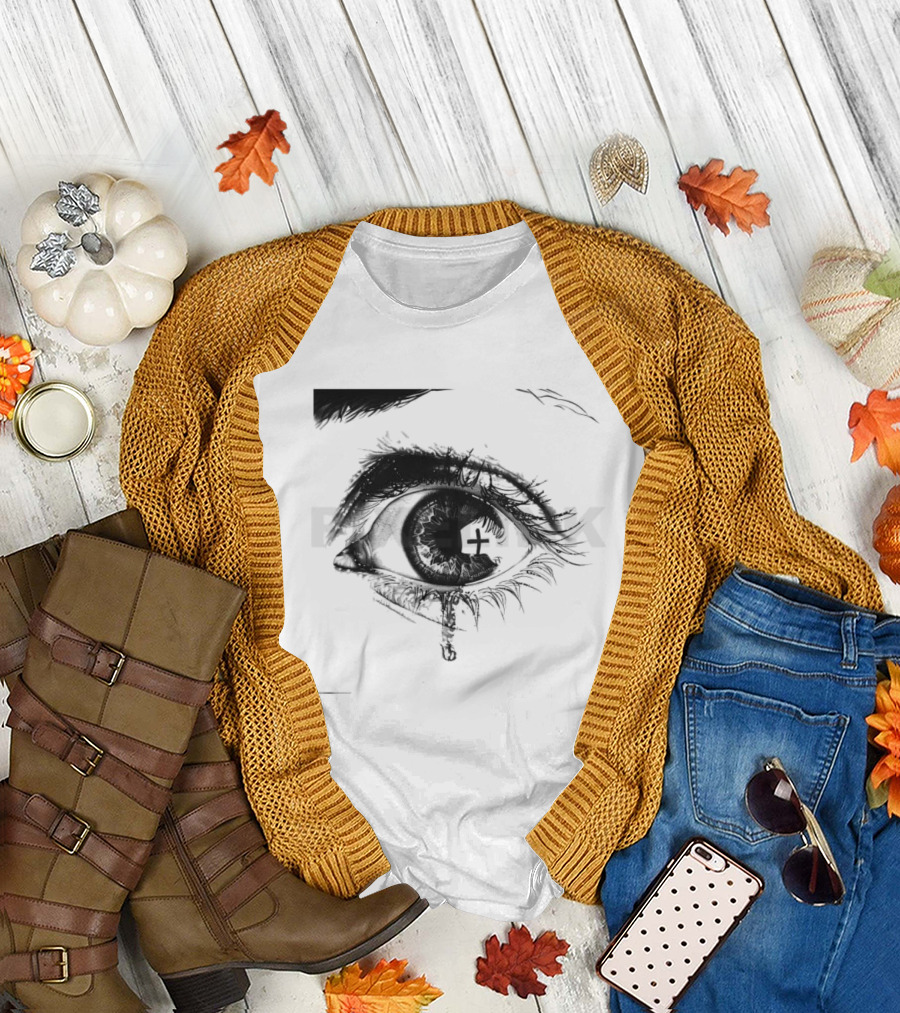 Ravenous Eye Tears Cross T-Shirt