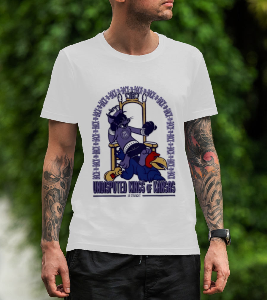 Undisputed Kings Of Kansas Wildcats Throne Victory Over Jayhawk Rivals T-Shirt