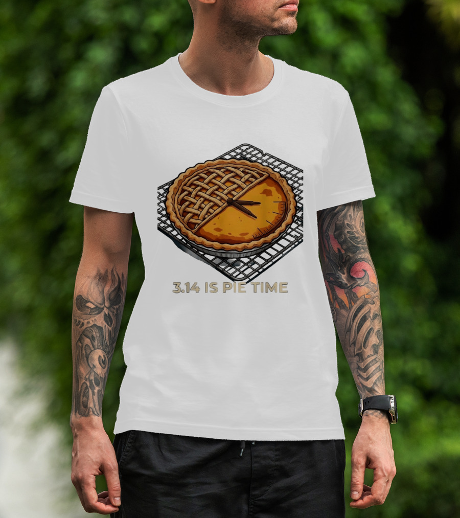 Pi Day 3.14 Is Pie Time Math Mathematics T-Shirt