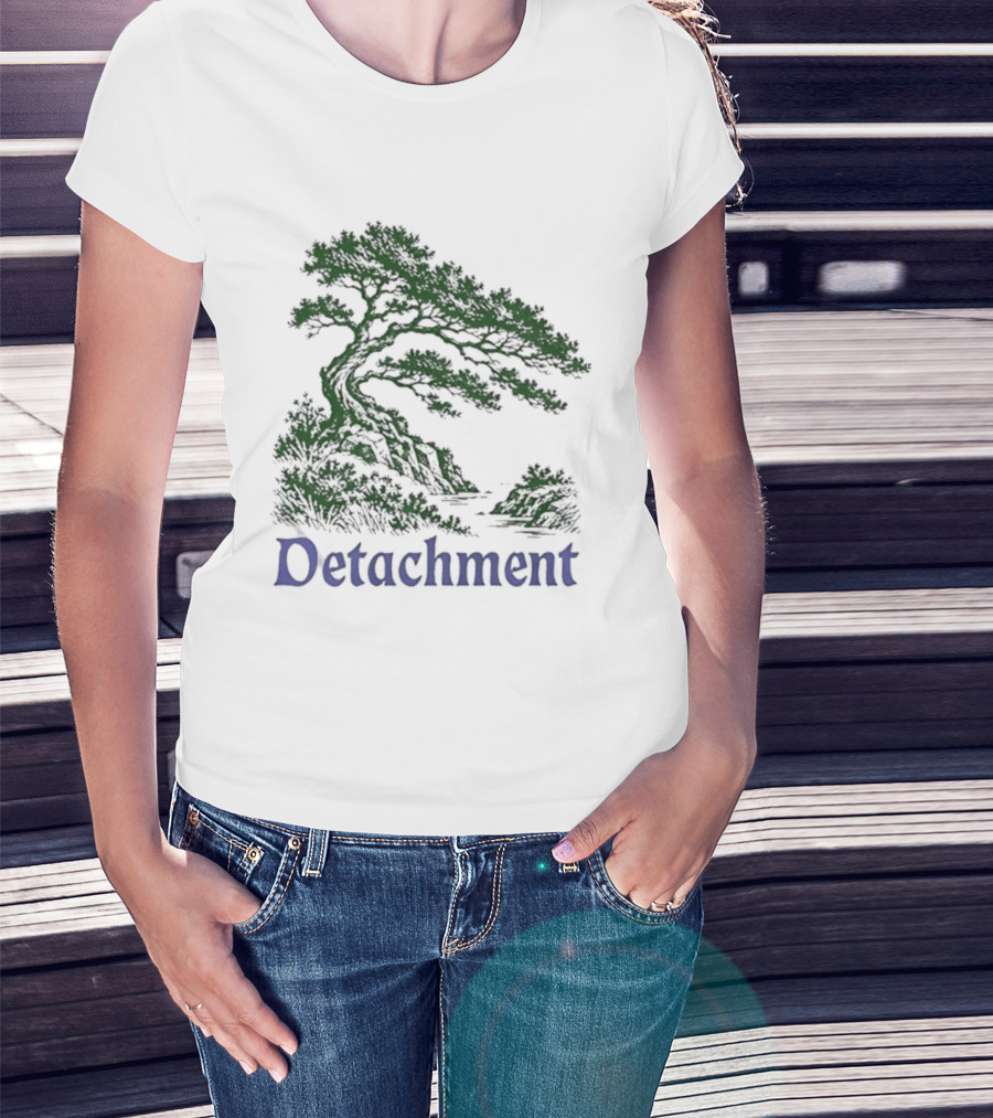 Detachment Bonsai Tree Zen Mindfulness T-Shirt