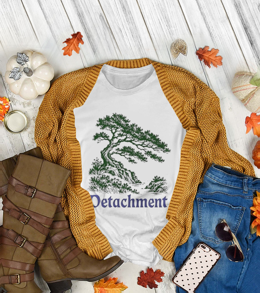 Detachment Bonsai Tree Zen Mindfulness T-Shirt