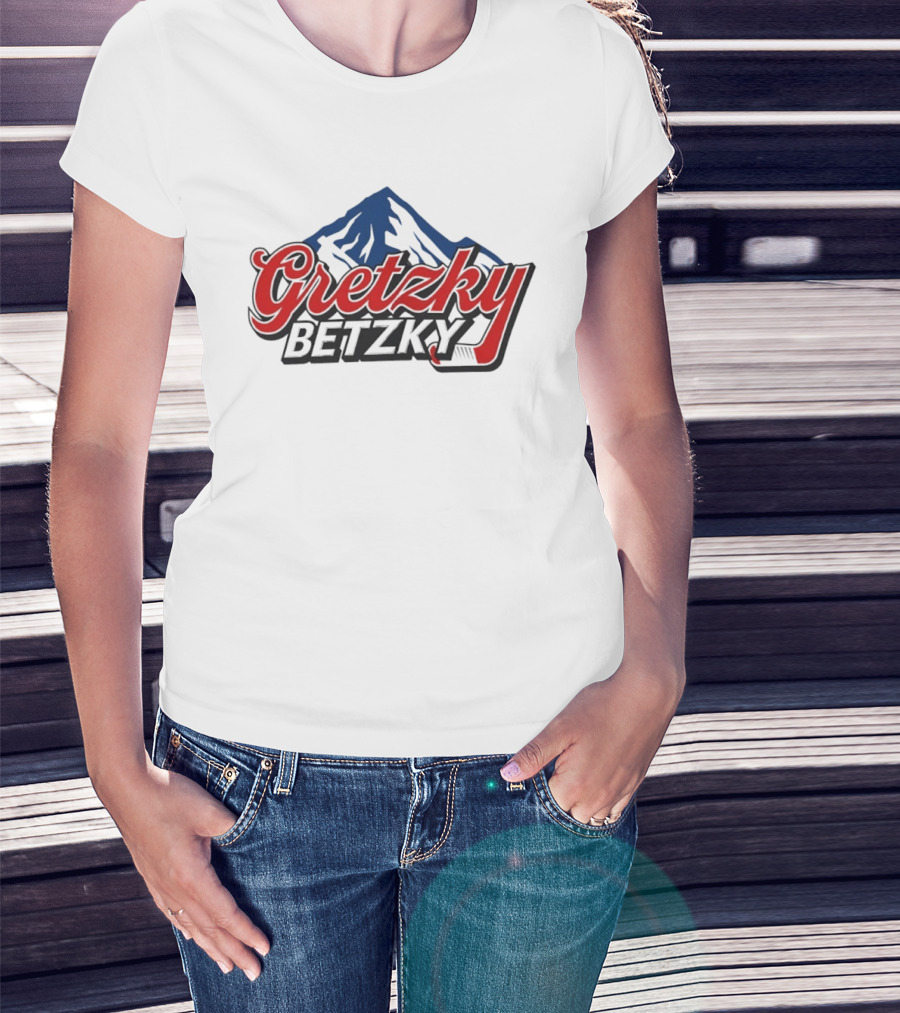 Gretzky Betzky Hockey Mountain NHL T-Shirt