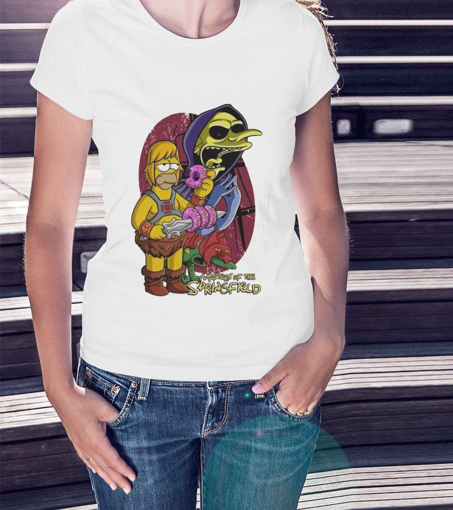 Masters Of The Springfield Homer Simps Skeletor Mashup T-Shirt
