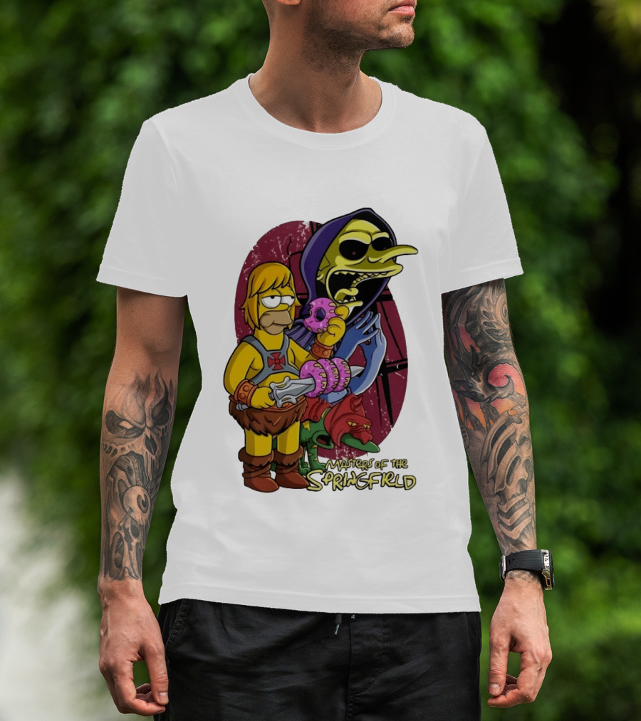 Masters Of The Springfield Homer Simps Skeletor Mashup T-Shirt
