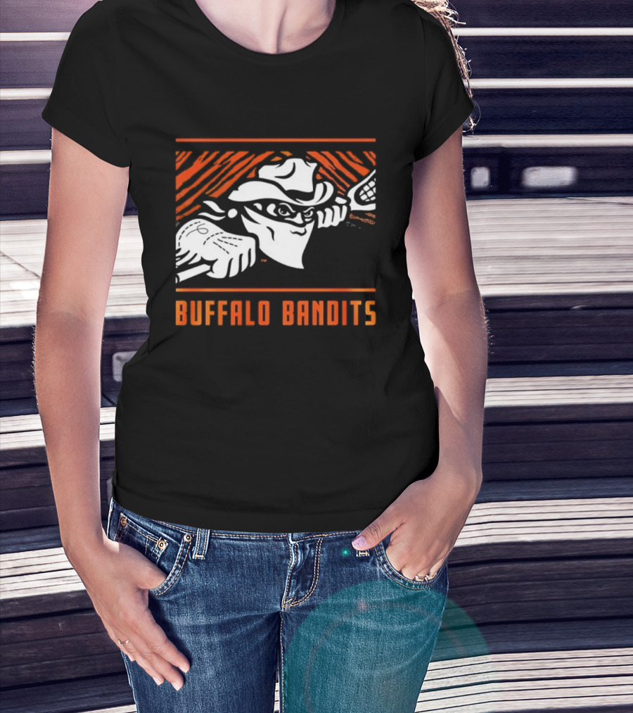 Buffalo Bandits Lacrosse NLL Banditland Cowboy T-Shirt