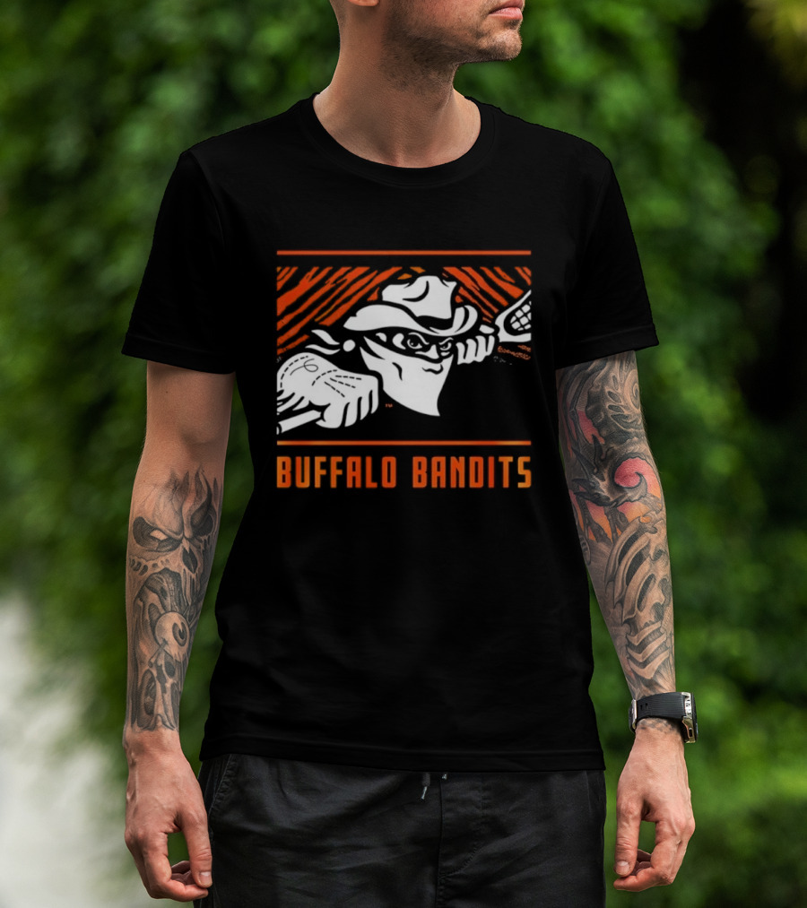 Buffalo Bandits Lacrosse NLL Banditland Cowboy T-Shirt