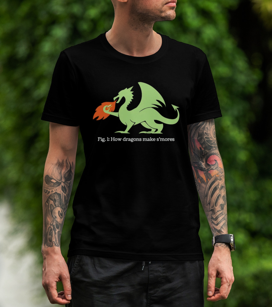 How Dragons Make S'mores Fig 1 Dragon T-Shirt