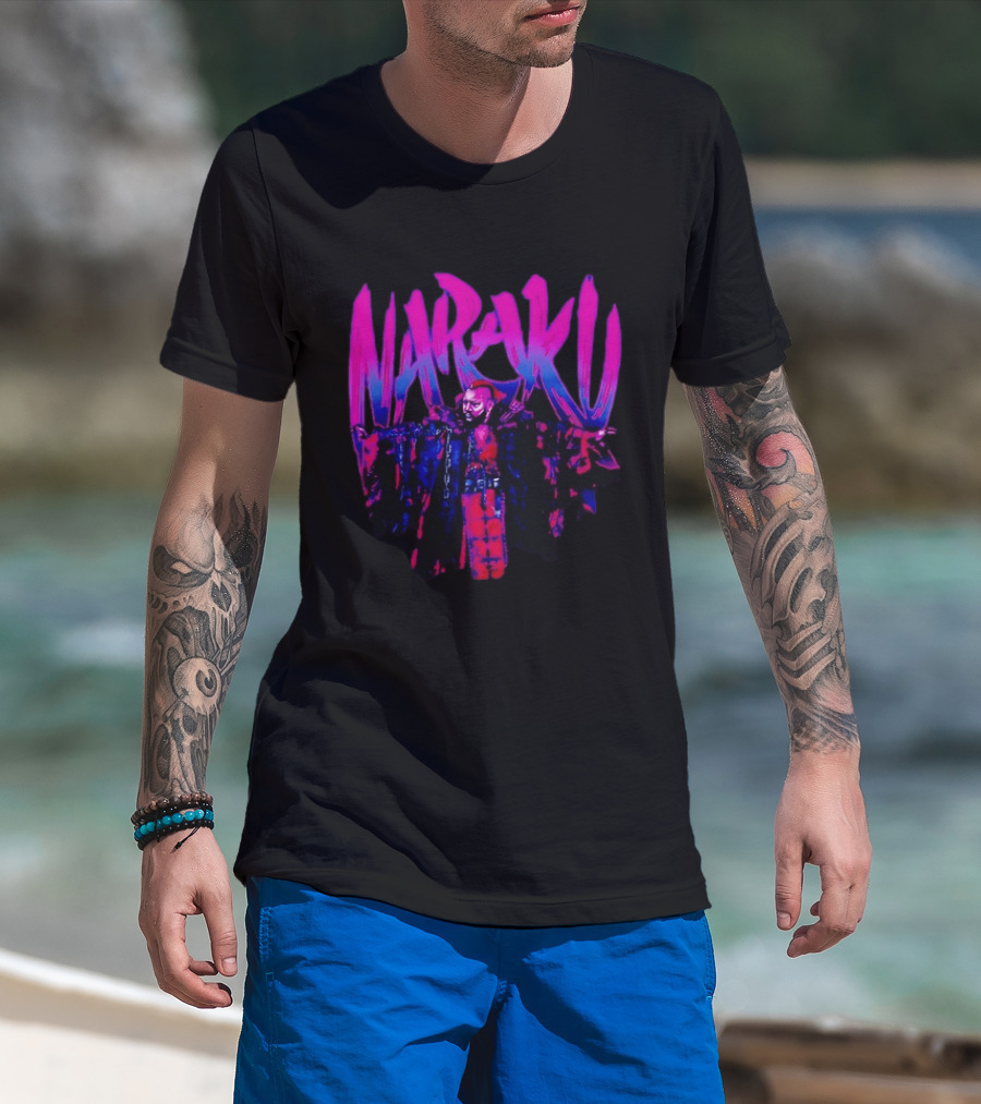 Naraku WWE NXT Wrestling Wrestler Dark Robe T-Shirt