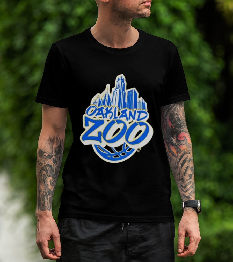 Oakland Zoo Pittsburgh Basketball Est 2001 City Skyline T-Shirt