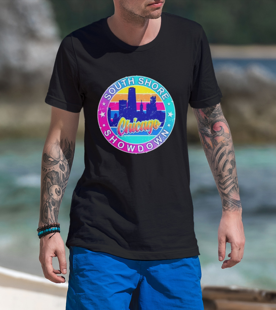 South Shore Showdown Chicago Skyline T-Shirt