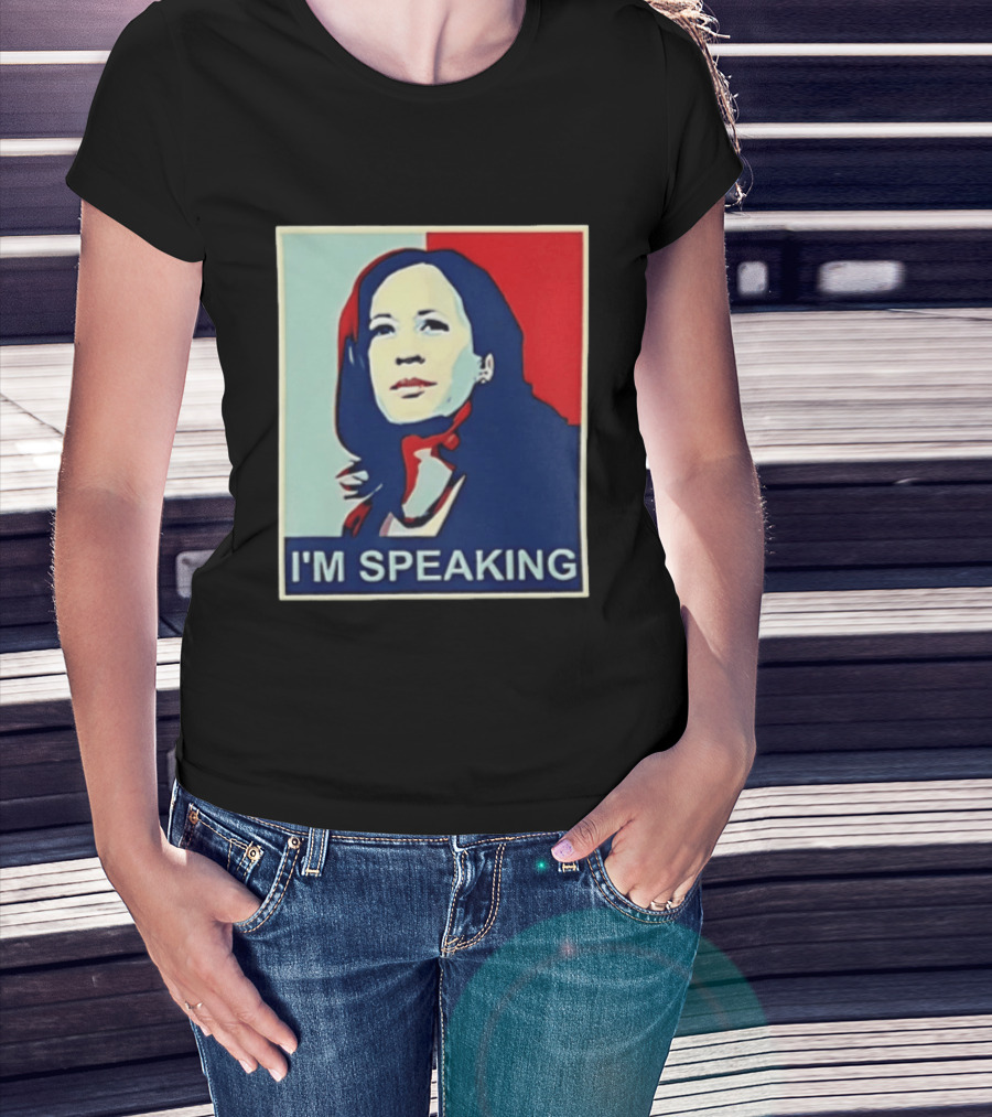 Kamala Harris I'm Speaking Retro Pop T-Shirt
