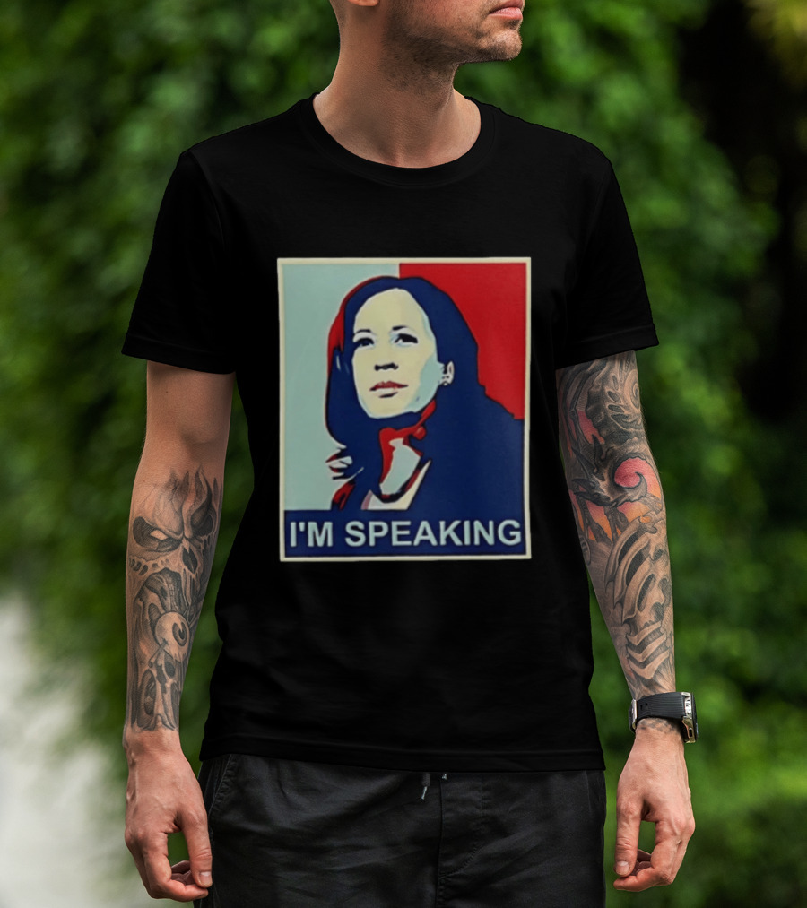 Kamala Harris I'm Speaking Retro Pop T-Shirt