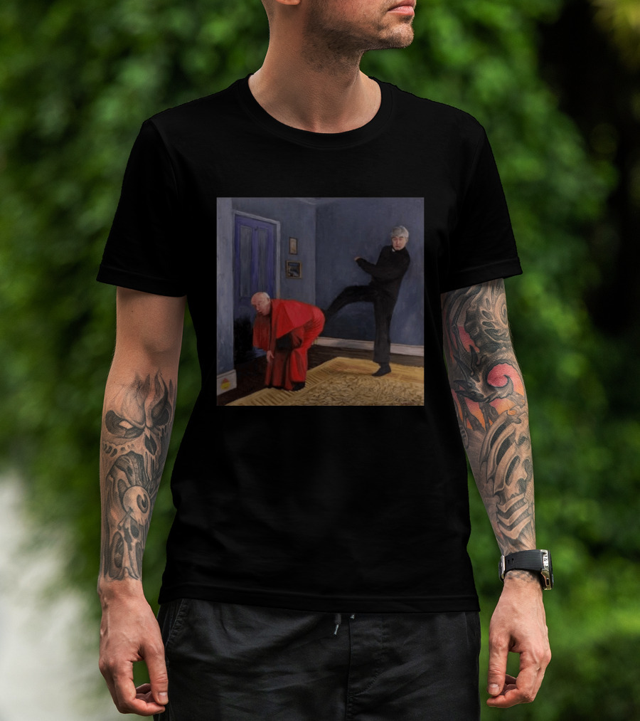 Surrealist Painting Absurdist Humor Bizarre Room Scene T-Shirt