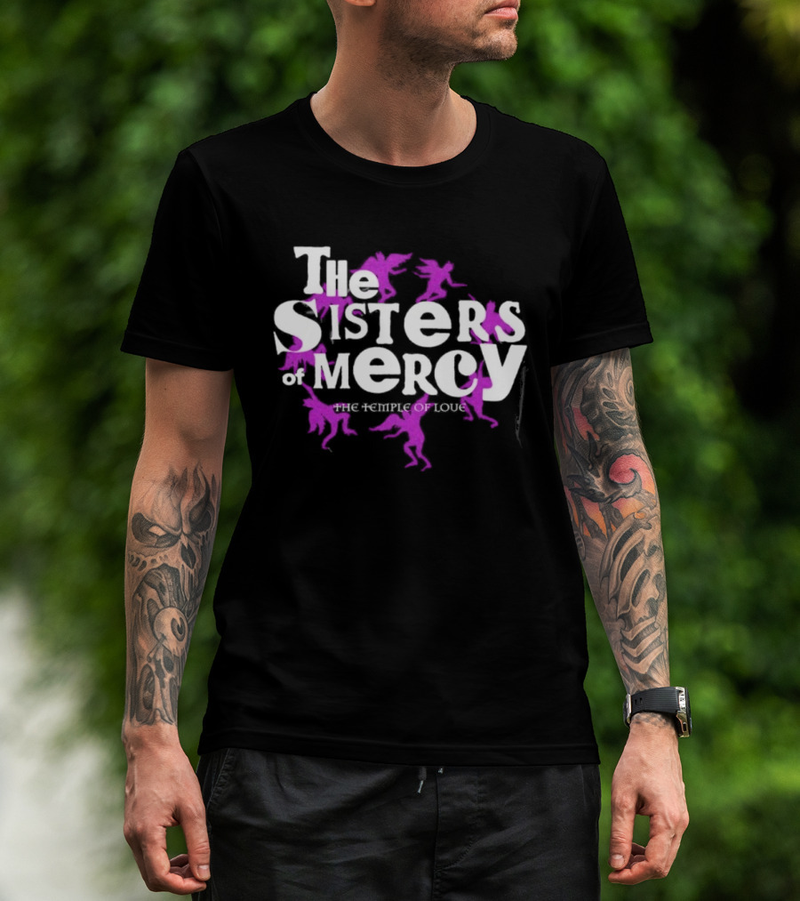 The Sisters Of Mercy The Temple Of Love Purple Angels T-Shirt