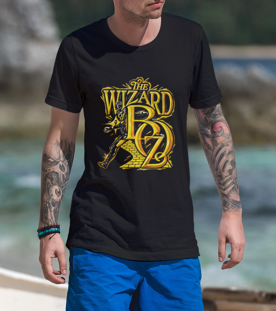 The Wizard Of Boz 9 Pittsburgh Steelers Football Magic T-Shirt