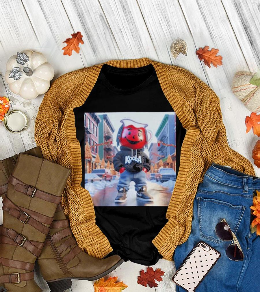 Oh Yeah Kool Aid Man Winter Street Scene T-Shirt