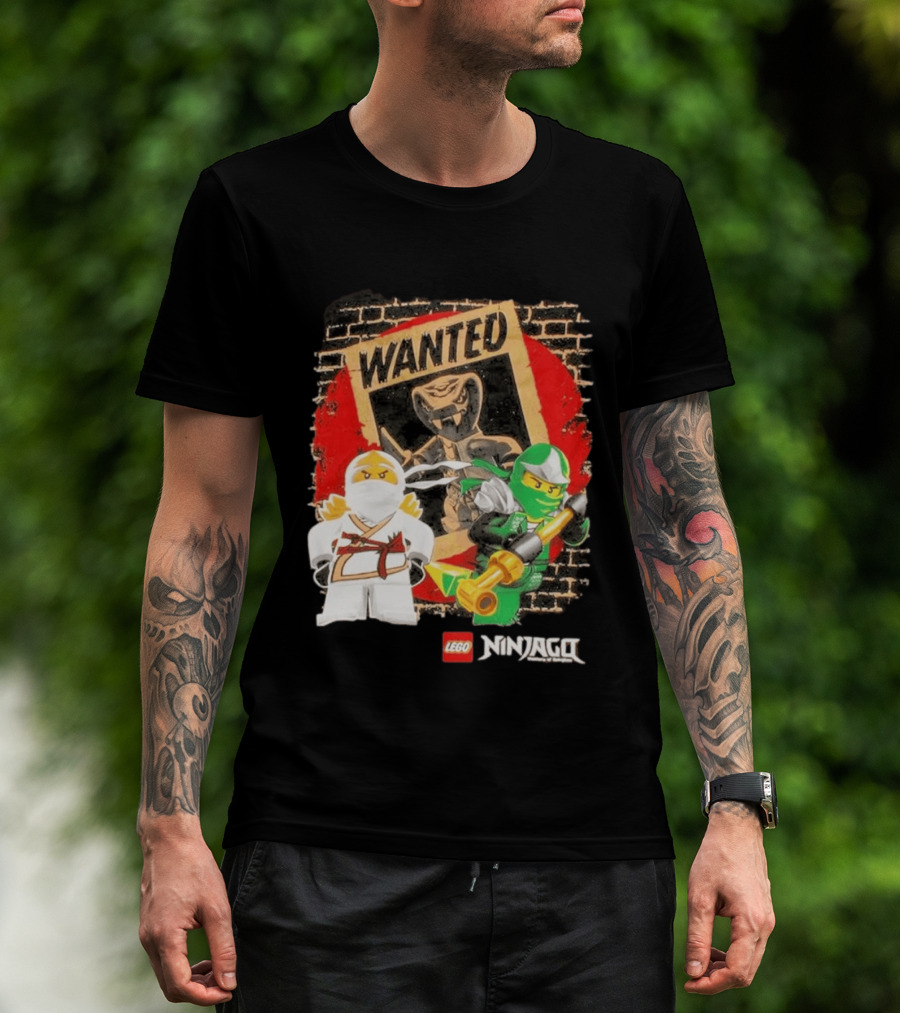 LEGO Ninjago Wanted Duo Youth Character Battle Scene T-Shirt