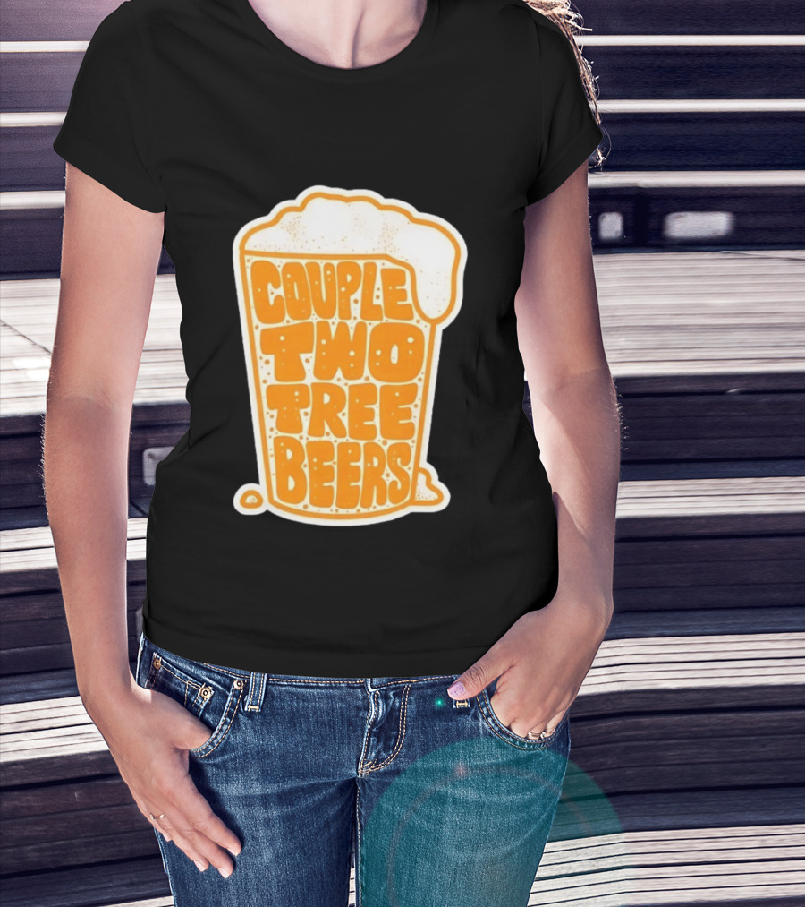 Couple Two Tree Beers Beer Drinking T-Shirt