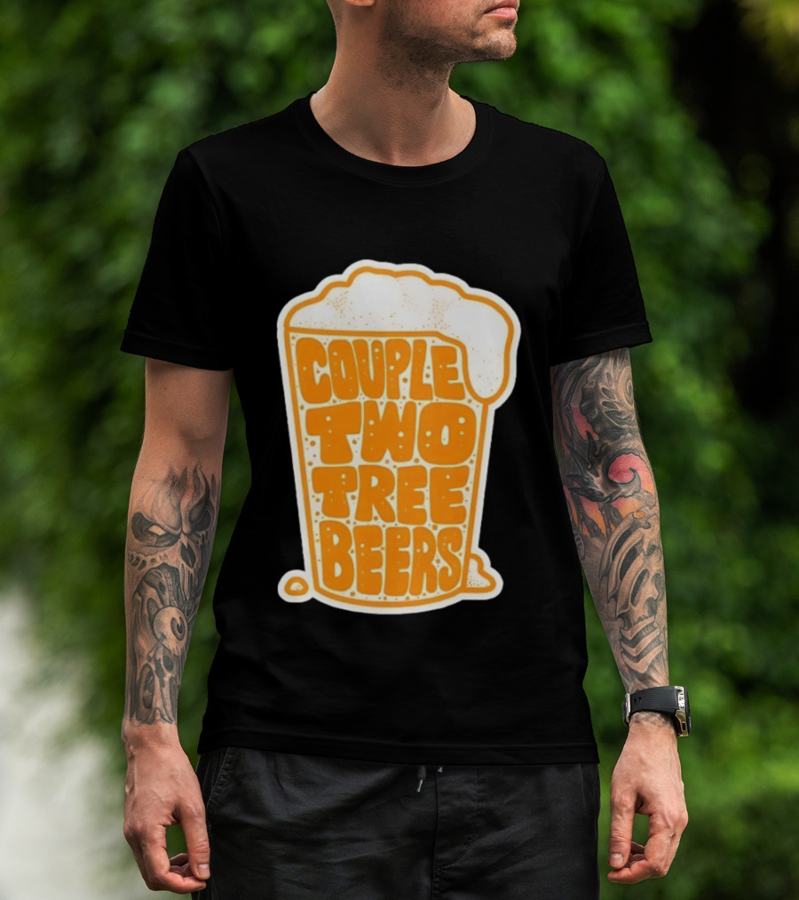 Couple Two Tree Beers Beer Drinking T-Shirt