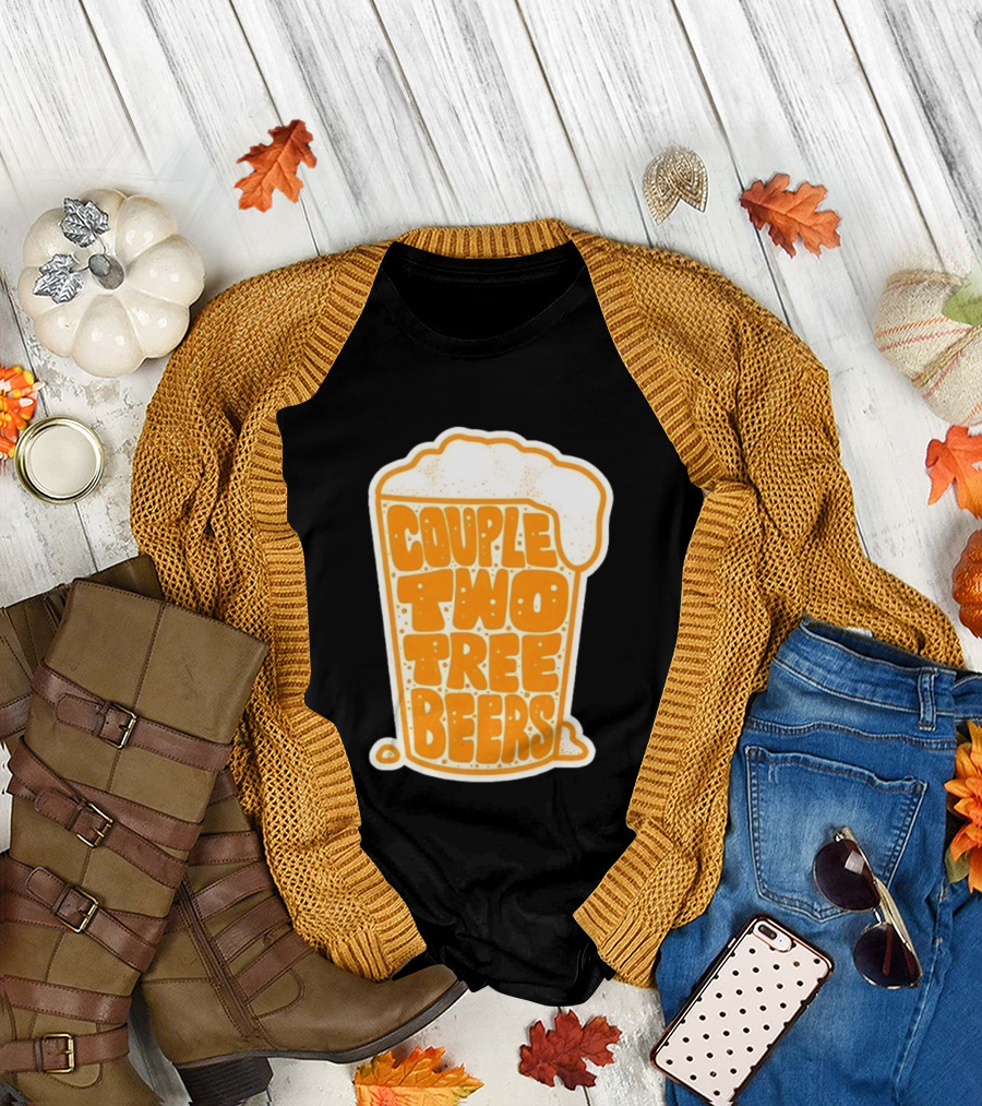 Couple Two Tree Beers Beer Drinking T-Shirt
