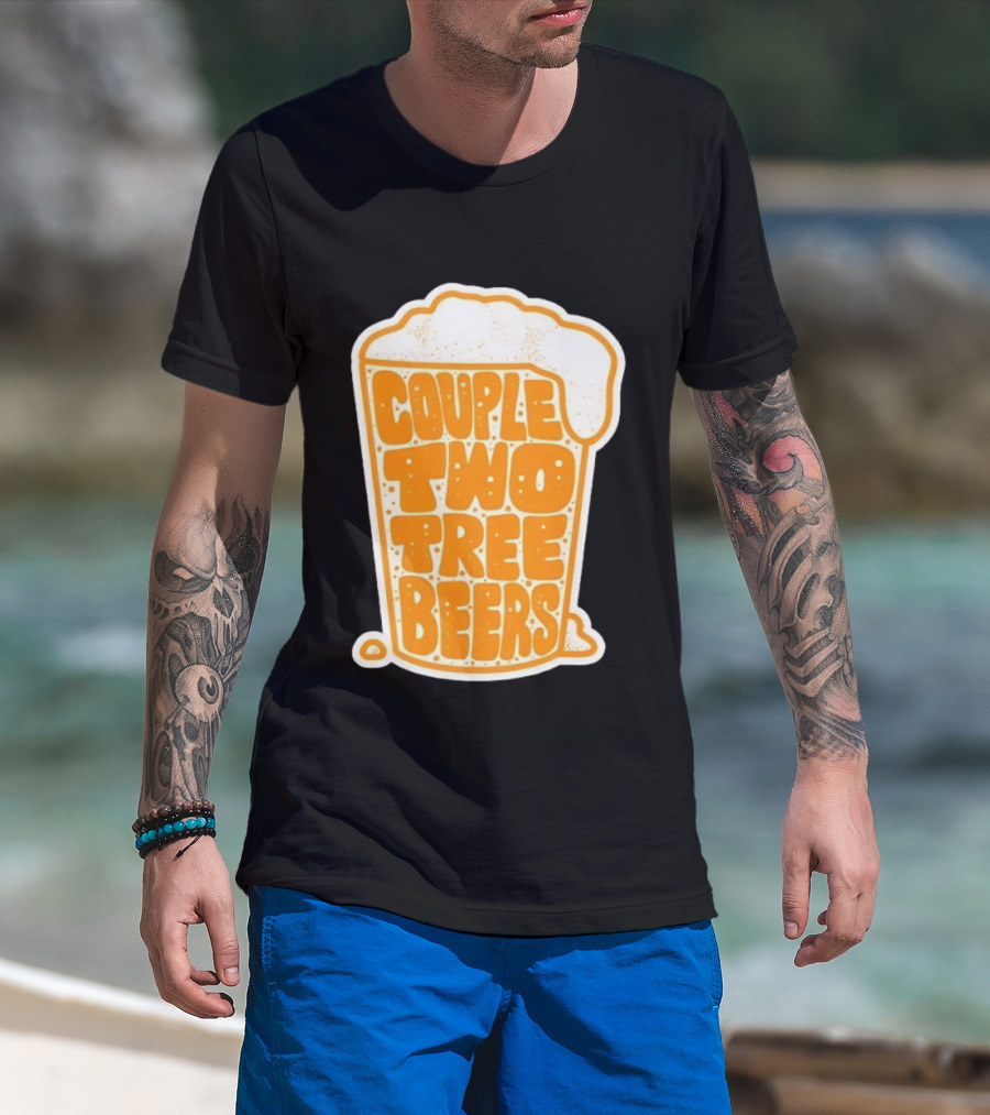 Couple Two Tree Beers Beer Drinking T-Shirt