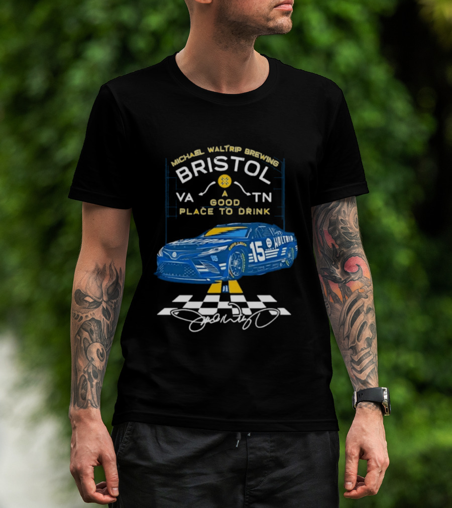 Michael Waltrip Brewing Bristol Virginia Tennessee Racing T-Shirt