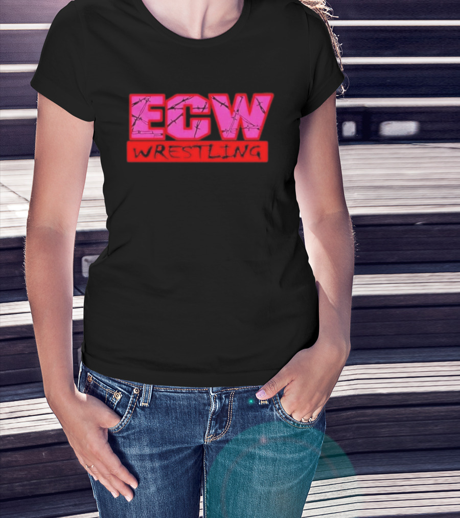 ECW Wrestling Barbed Wire T-Shirt