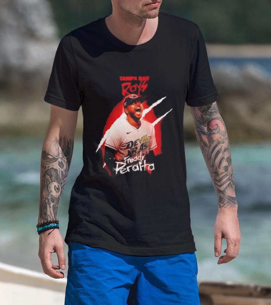Freddy Peralta Tampa Bay Devil Rays MLB Devil Rays T-Shirt