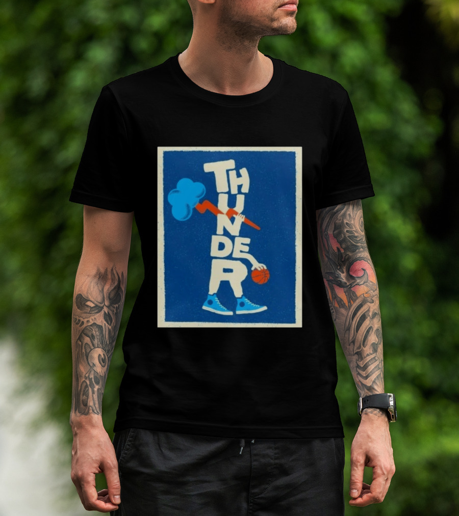 Thunder Basketball Oklahoma City Team Sports T-Shirt