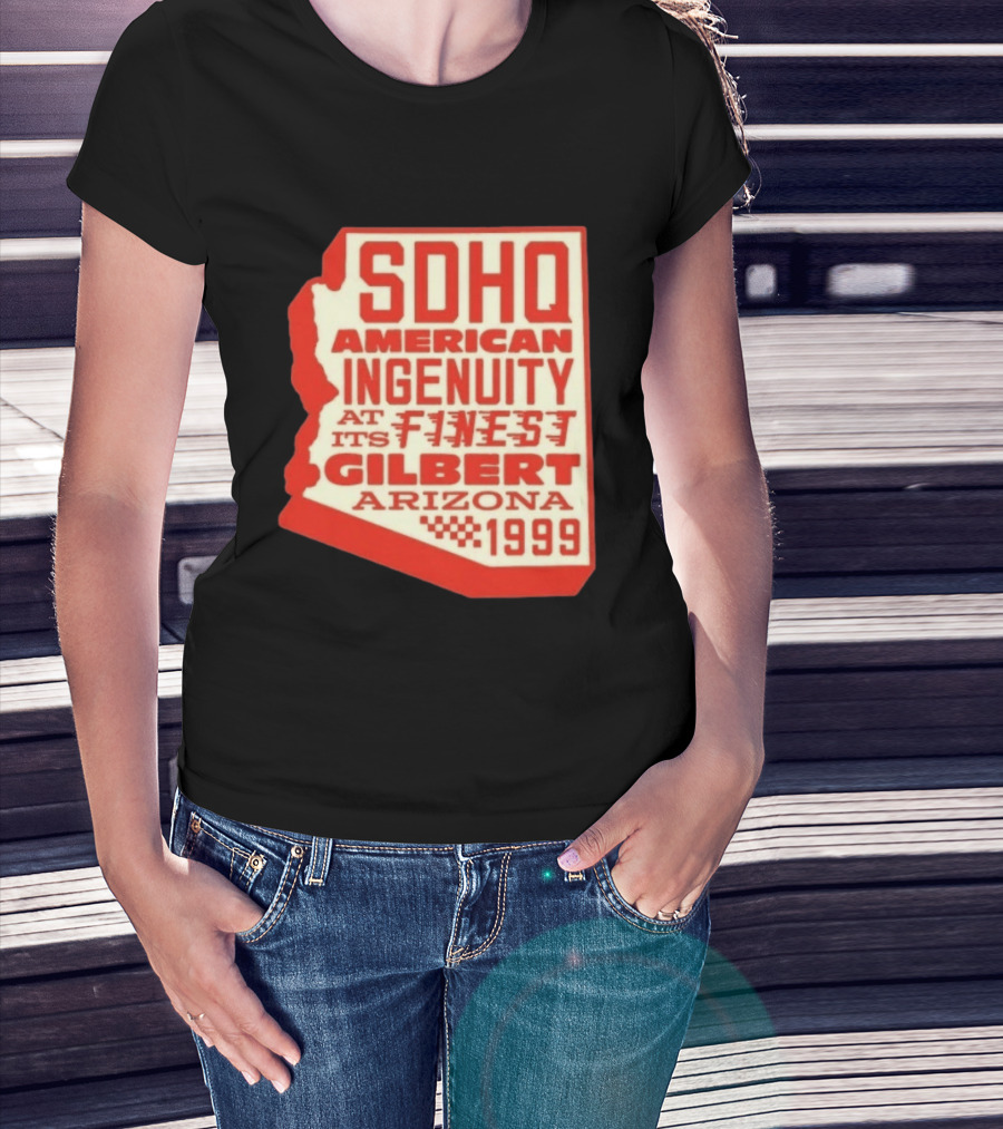 SDHQ American Ingenuity Gilbert Arizona 1999 Racing T-Shirt