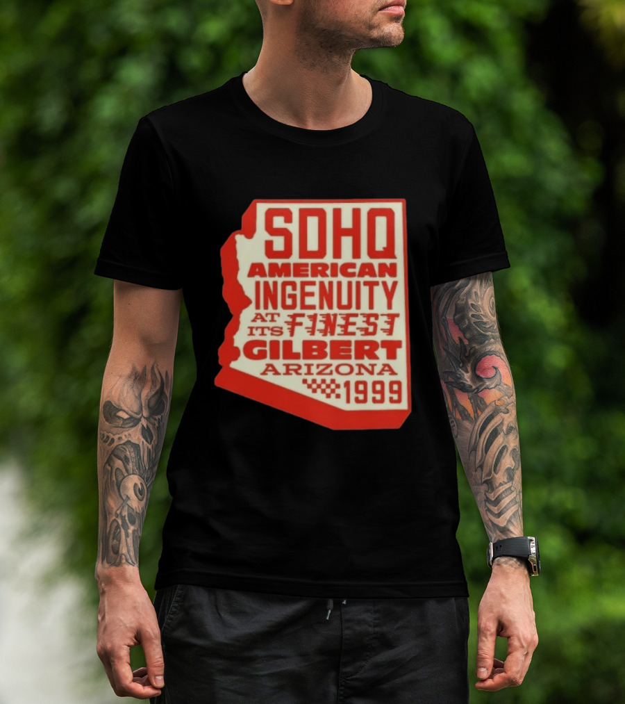 SDHQ American Ingenuity Gilbert Arizona 1999 Racing T-Shirt