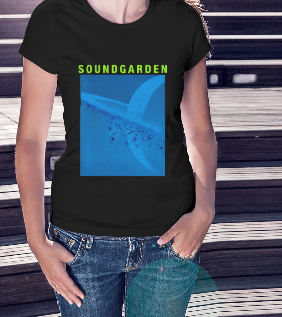 Soundgarden Superunknown Album Cover Art Blue Skull Scene T-Shirt