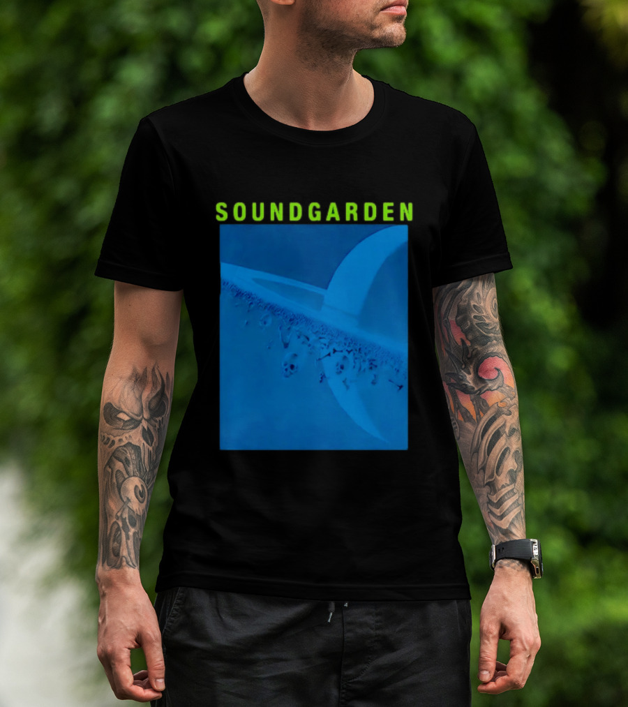Soundgarden Superunknown Album Cover Art Blue Skull Scene T-Shirt