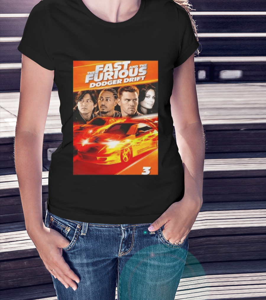 The Fast And The Furious Dodger Drift 3 T-Shirt