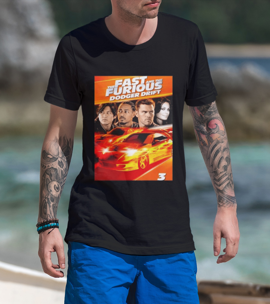 The Fast And The Furious Dodger Drift 3 T-Shirt
