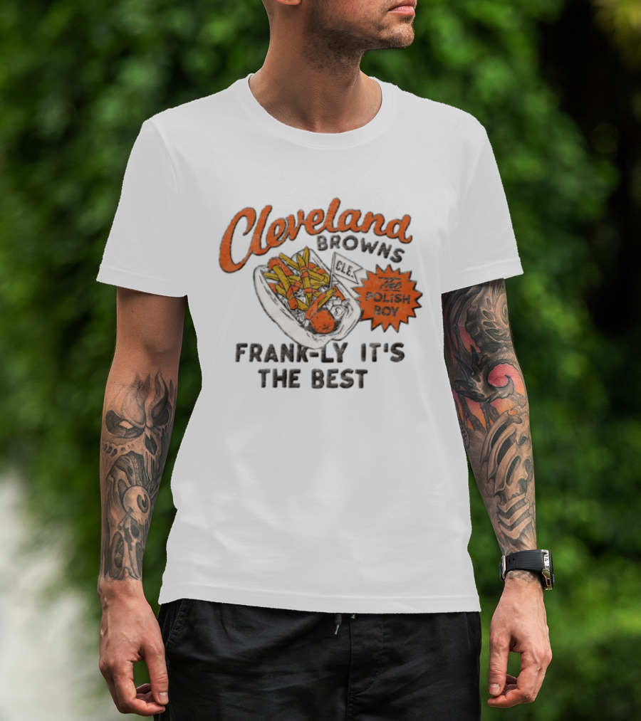 Cleveland Browns Polish Boy Frankly It's The Best CLE Football T-Shirt
