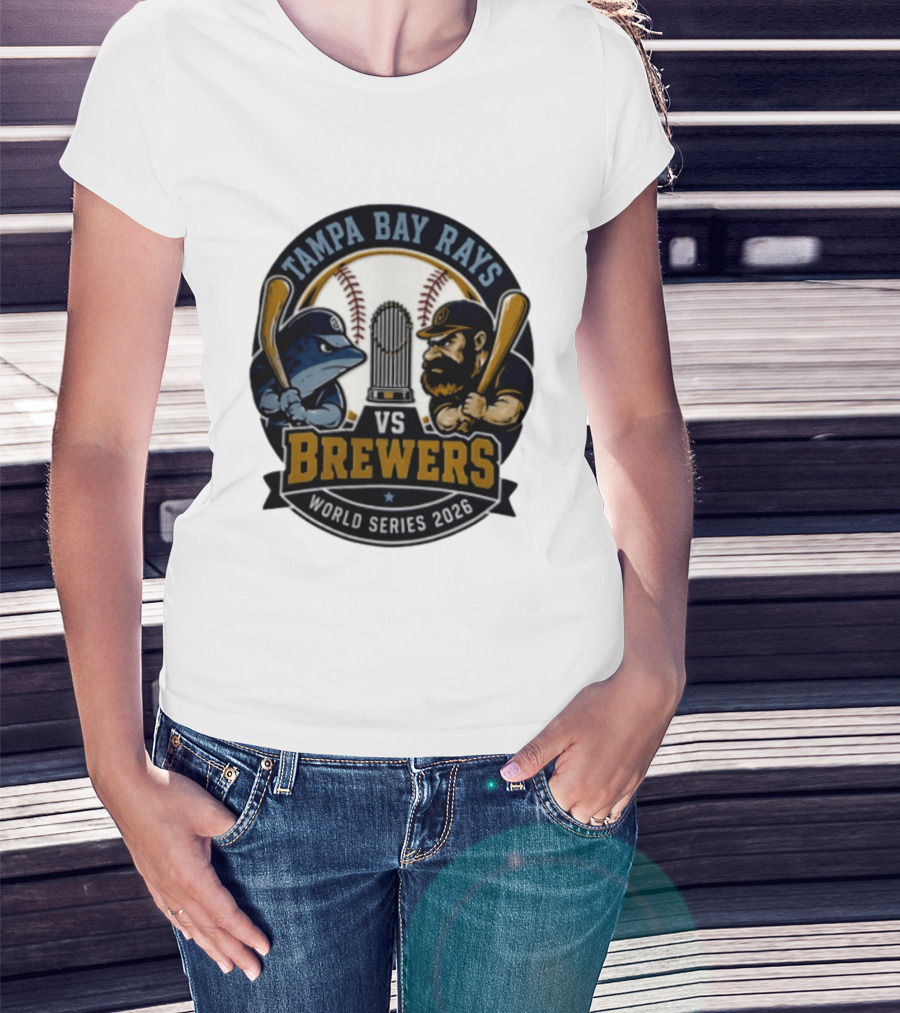 Tampa Bay Rays Vs Brewers World Series 2026 T-Shirt