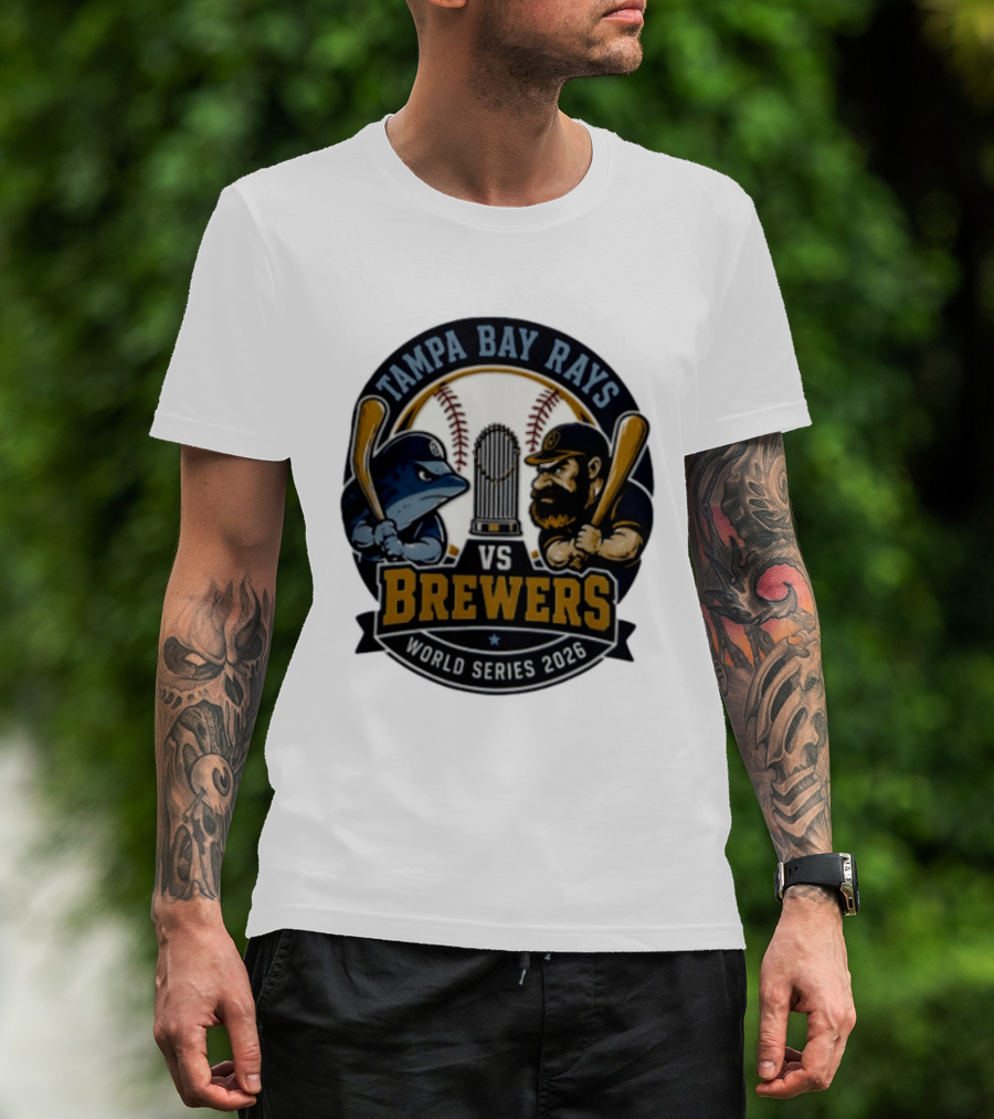 Tampa Bay Rays Vs Brewers World Series 2026 T-Shirt