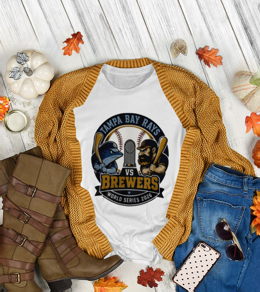 Tampa Bay Rays Vs Brewers World Series 2026 T-Shirt