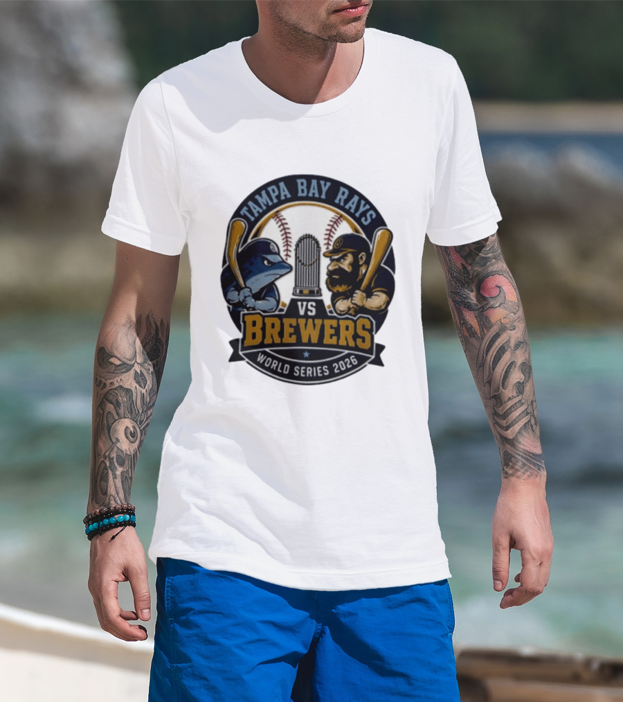 Tampa Bay Rays Vs Brewers World Series 2026 T-Shirt