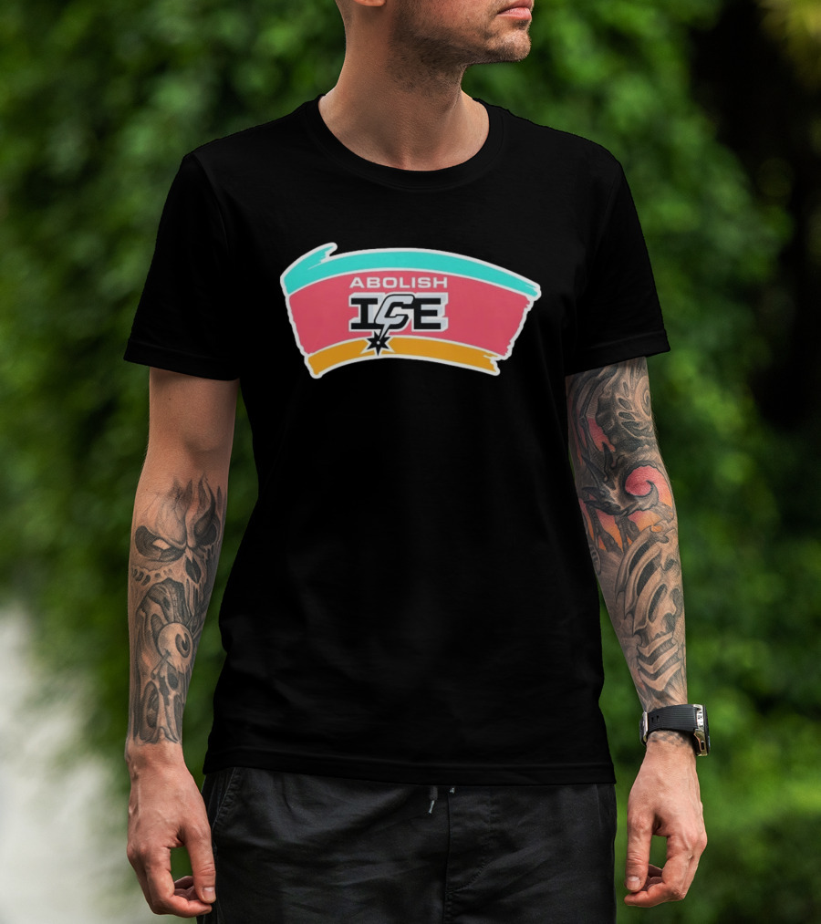 Abolish ICE Political Activism Social Justice San Antonio Spurs T-Shirt